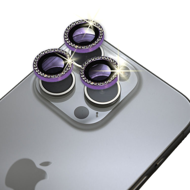 iPhone レンズカバー カメラレンズカバー 2個セット 対応 キラキラ