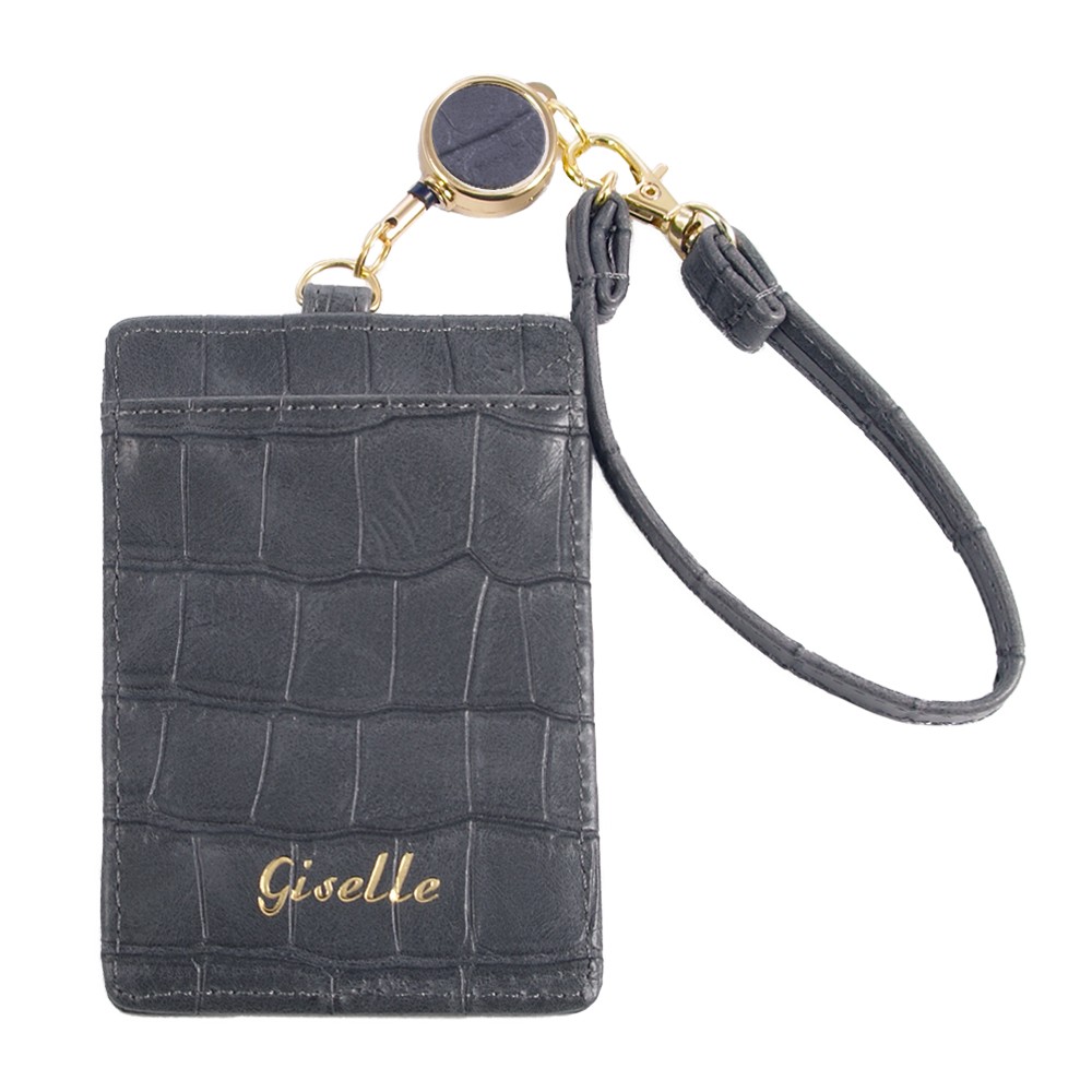 GISELLE パスケース リール付き 定期入れ レディース メンズ IC カード