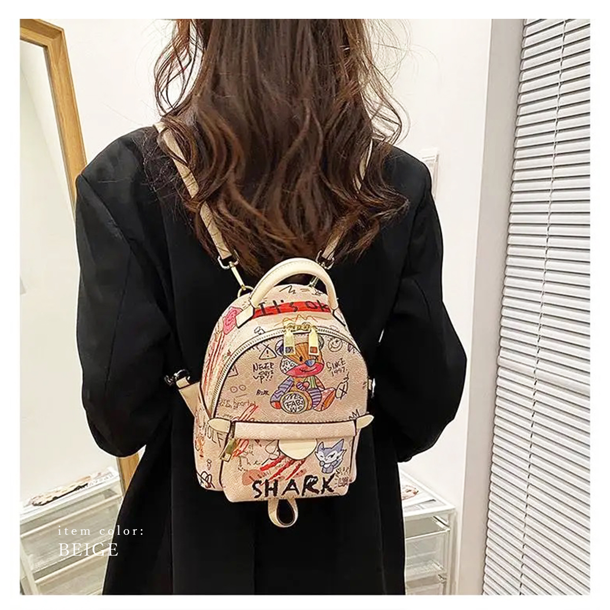 リュック レディース 小さめ かわいい クマ リュックサック バック