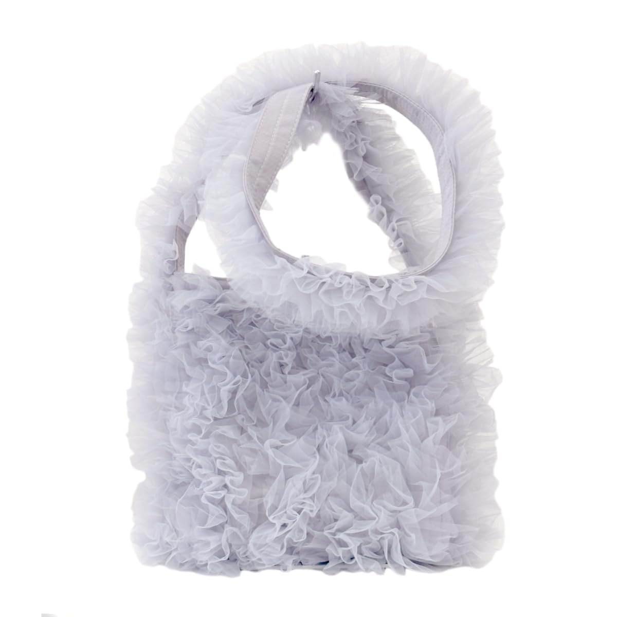 ショルダーバッグ レディース 軽量 フリル チュール サコッシュ 大容量