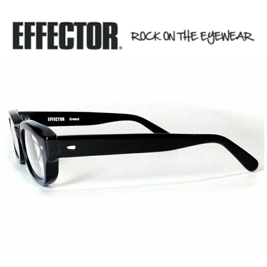 Effector エフェクター 眼鏡 メガネ Crunch クランチ Bk ブラック Crunch Bk Reminence 通販 Yahoo ショッピング