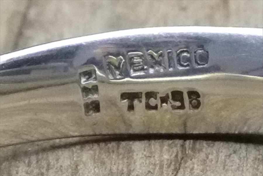 Vintage Mexican Silver 925 Bangle ヴィンテージ メキシカン シルバー