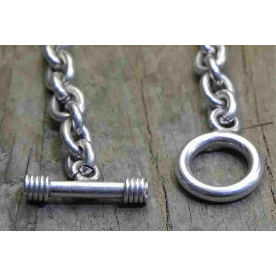 Vintage Silver 925 Toggle Bracelet (B038) ヴィンテージ メキシカン