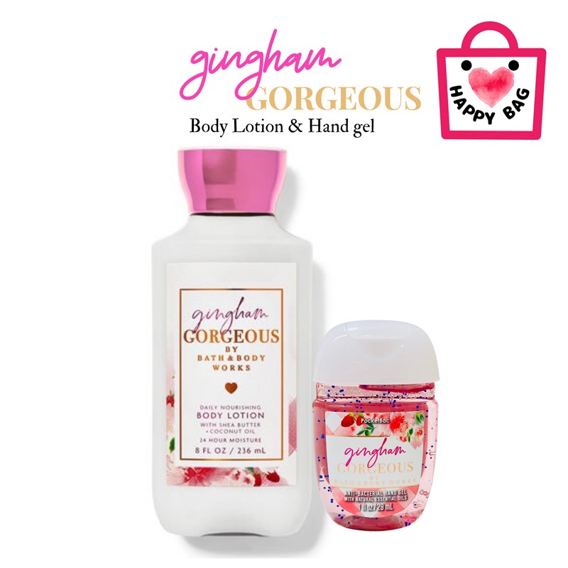 Happy Bag ギンガムセットB"Gingham Gorgeous Body lotion""Gingham Gorgeous Hand Sanitizer"　　