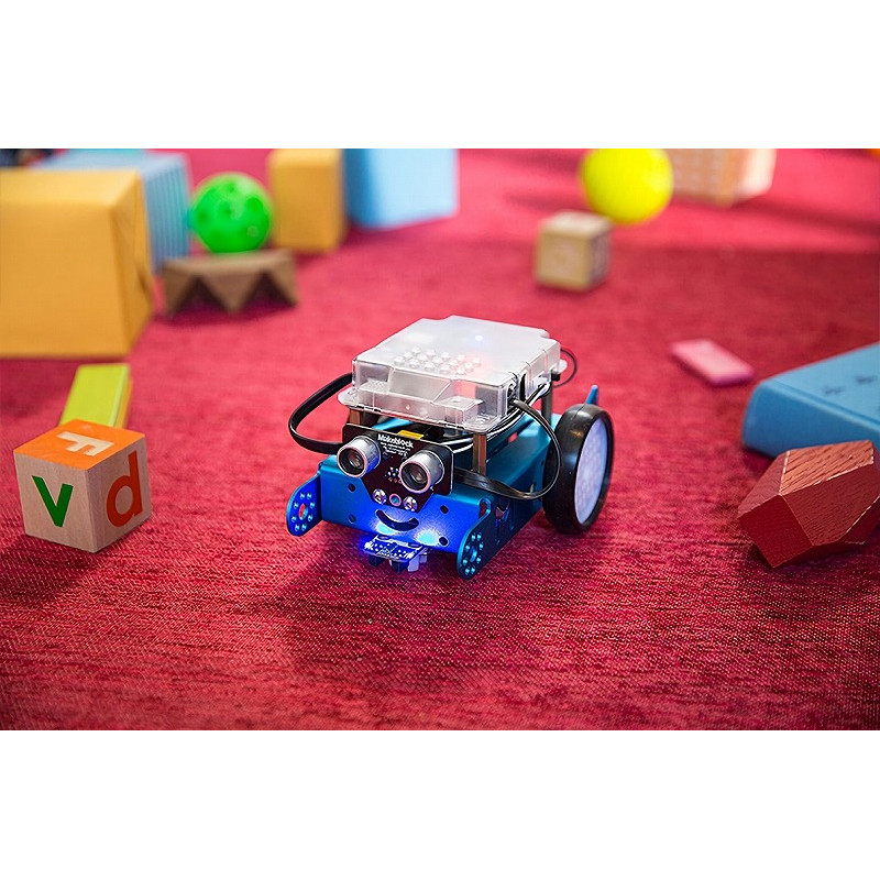 ブルー Makeblock mBot V1.1 Blue プログラミング学習 Scratch