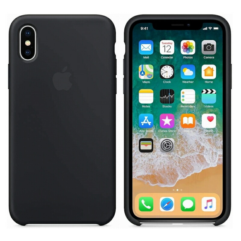 iPhone 【純正品】iPhone X / XS シリコンケース Apple ブラック