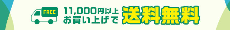 11,000円以上お買い上げで送料無料