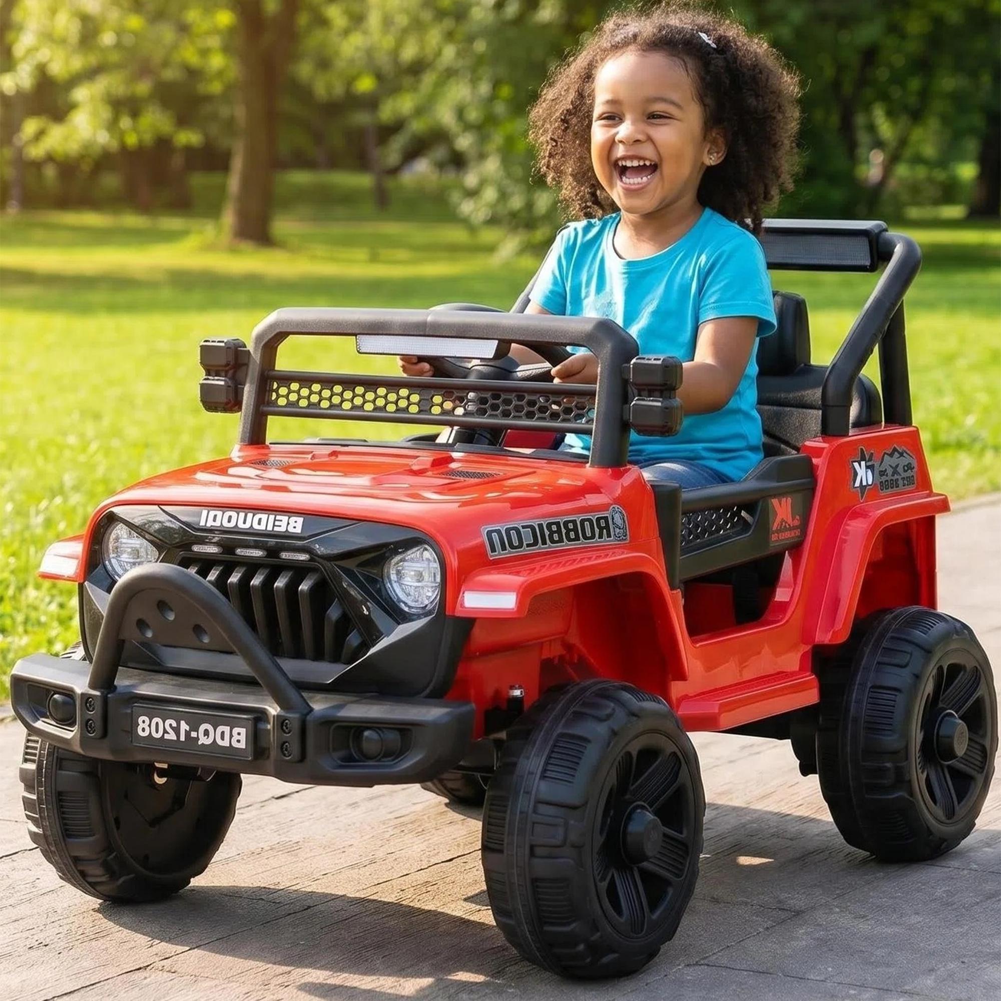  キッズカー 電動乗用ラジコンカー 子供用 乗用玩具 ジープ キッズ電動カー 電動