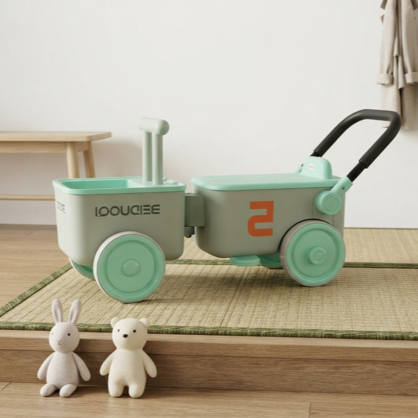 足けり 乗用玩具 車 おもちゃ 乗り物 子供用バランスカー 3色 前後連結