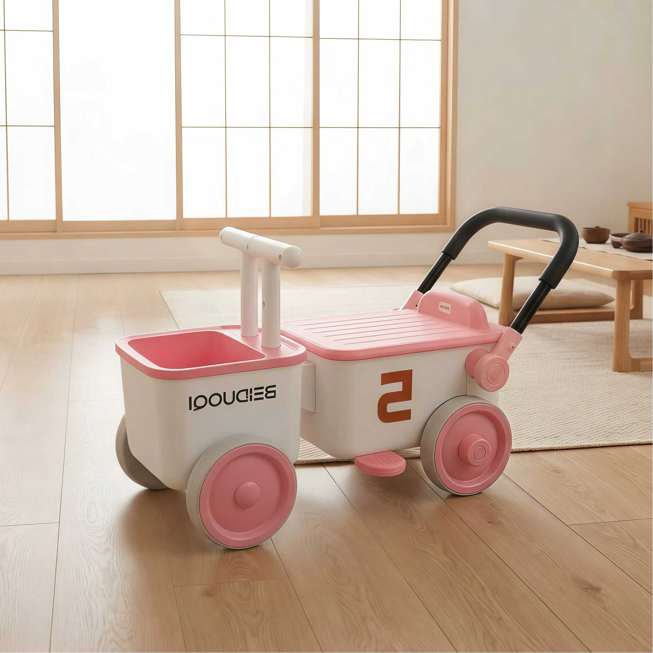足けり 乗用玩具 車 おもちゃ 乗り物 子供用バランスカー 3色 前後連結