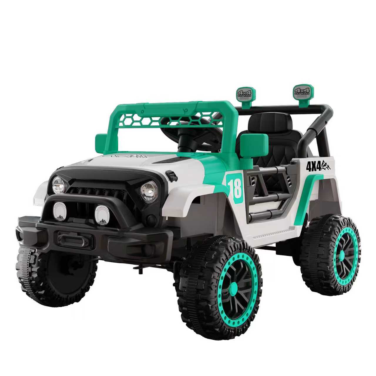 電動乗用ラジコン 電動乗用カー WILDジープ Wモーター オフロードカー