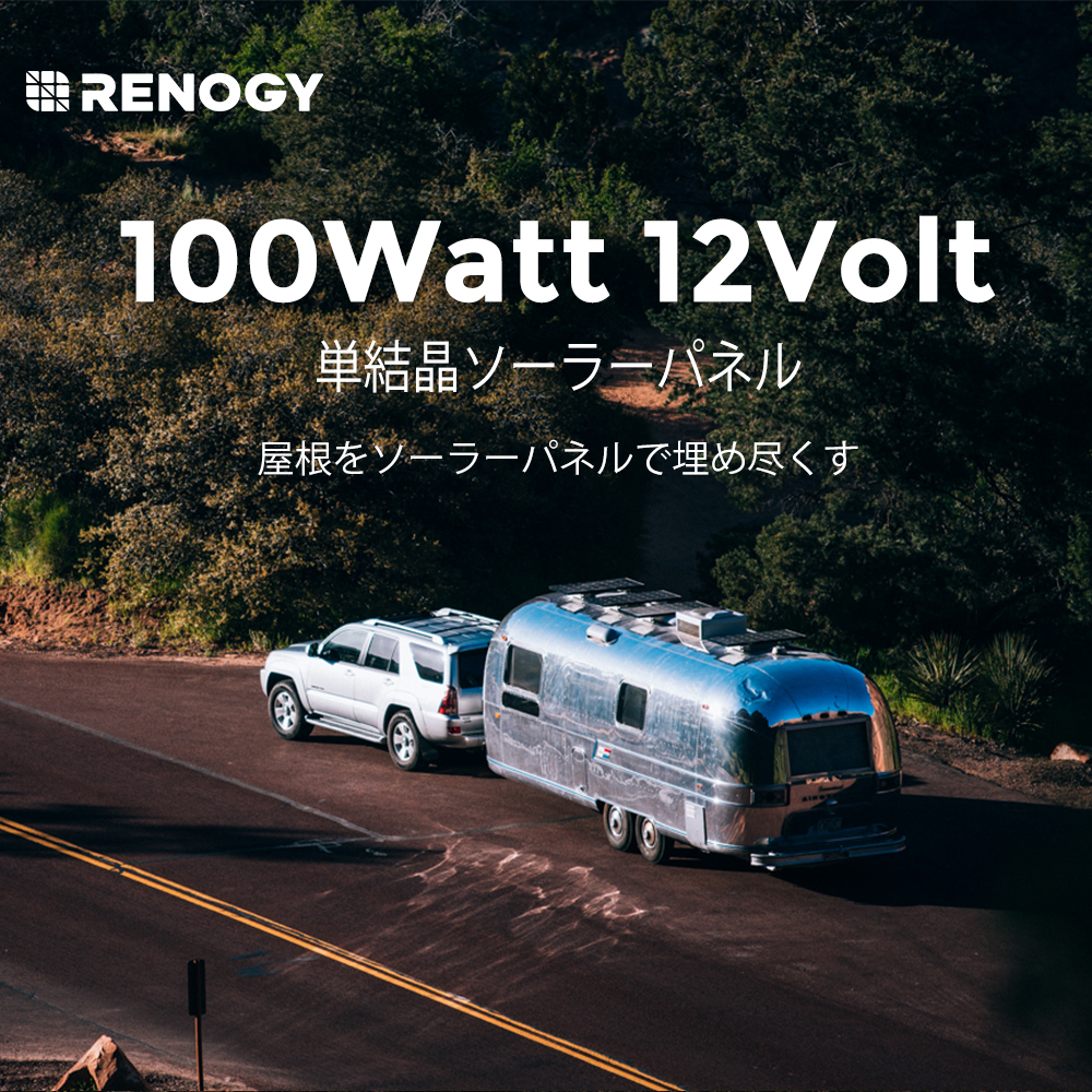 RENOGY レノジー ソーラーパネル 100W 2枚 単結晶 12V MC4