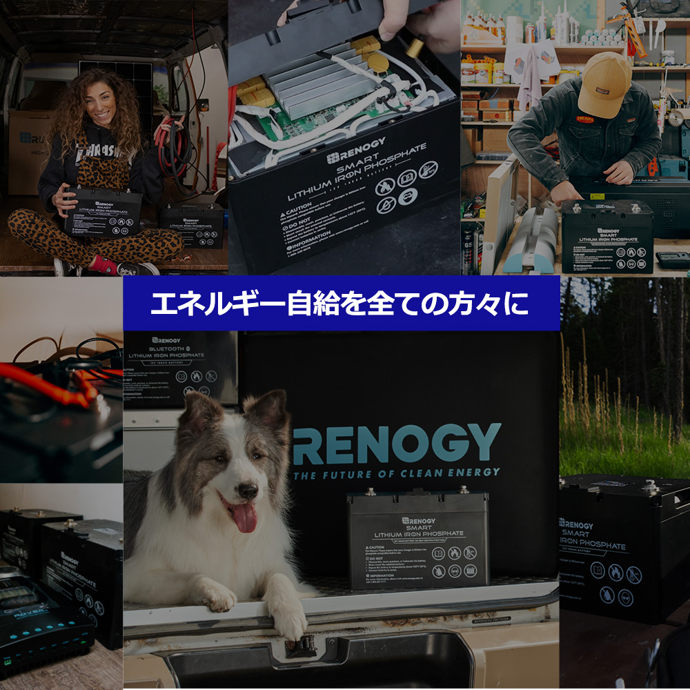 Renogy レノジー リチウムイオンバッテリー 電池 12V 100AH 1280WH 車