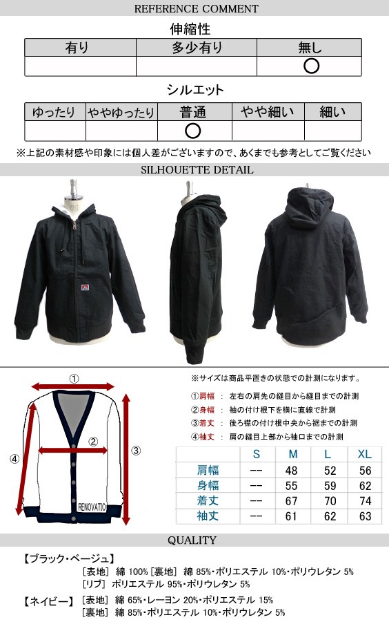 BEN DAVIS（ベンデイビス） ジャケット ゴリラタグ ワークジャケット