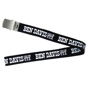 BEN DAVIS ベルト メンズ ガチャベルト ベンデイビス 小物 ロゴプリント ベルト コットン...