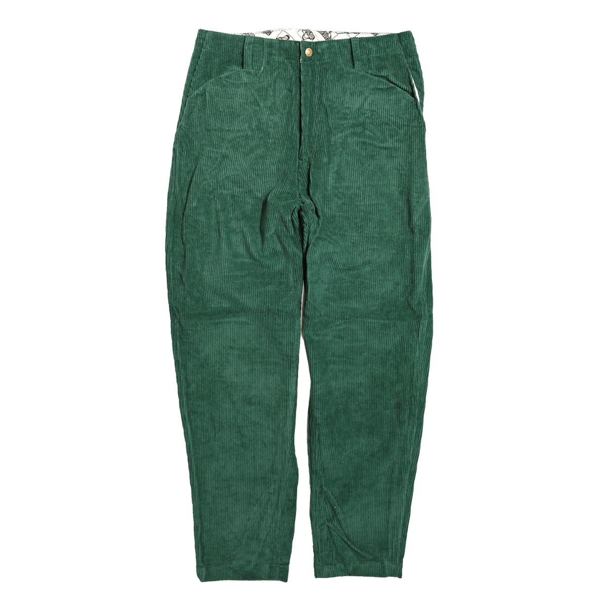 BEN DAVIS コードュロイフレアパンツ オリーブグリーン W33 BEN DAVIS（ベンデイビス） コーデュロイパンツ メンズ ワイド