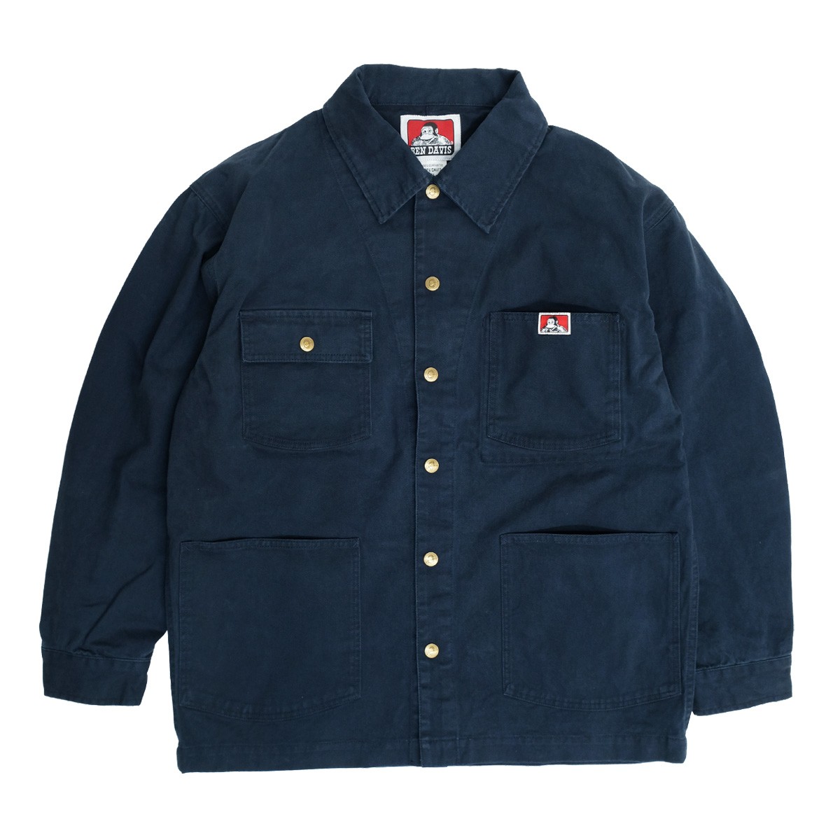 【80s 90s BEN DAVIS ベンデイビス　カバーオール　USA製】 古着 ベンデイビス BEN DAVIS USA製 デニム カバーオール ワンポイント