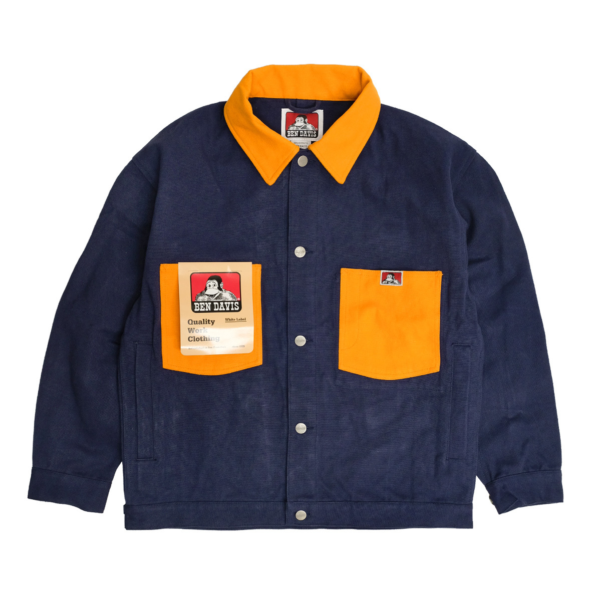 BEN DAVISベンディヴィスワークジャケット大きめ BEN DAVIS（ベンデイビス） ワークジャケット 2020AW ワイドシルエット