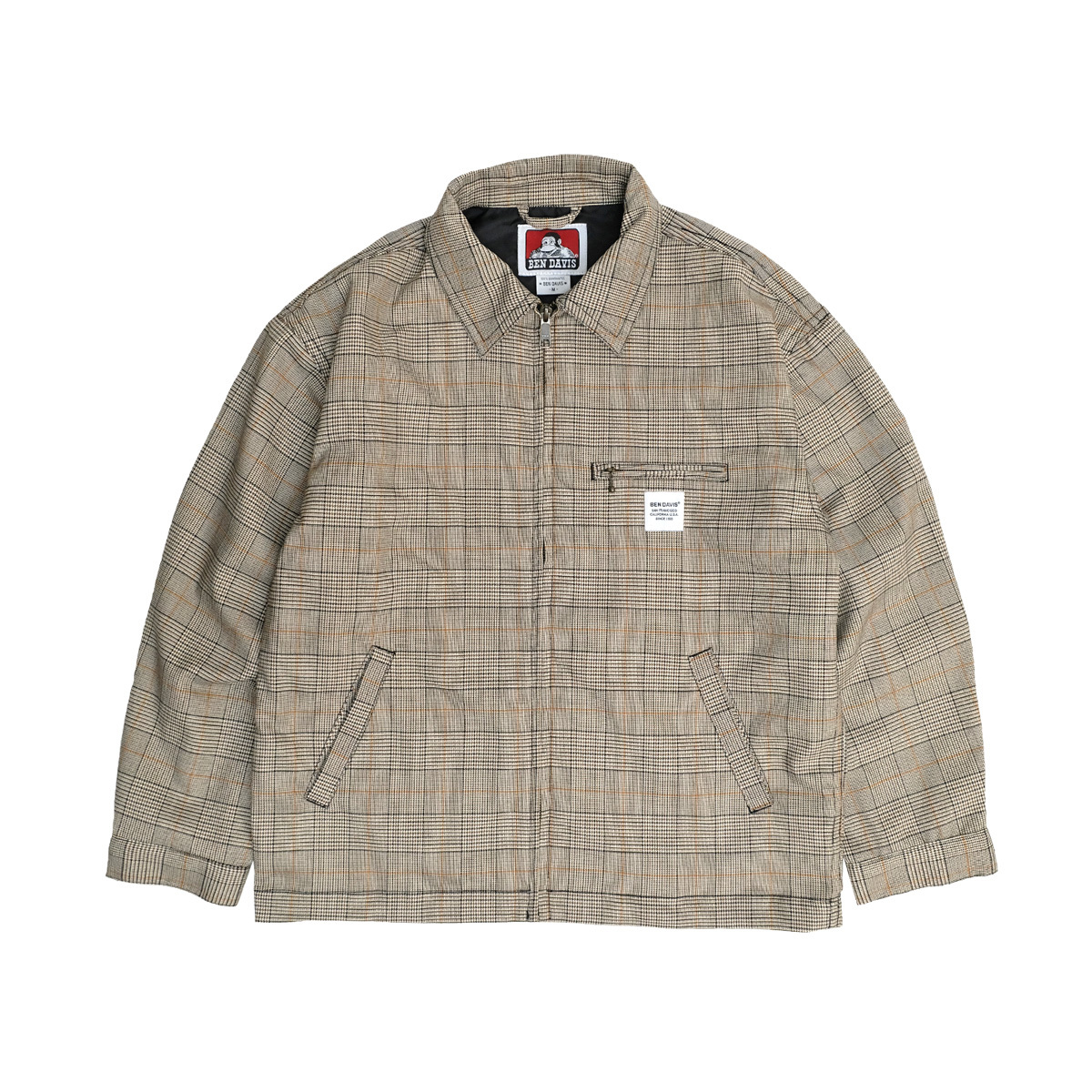 【中綿キルティング】BEN DAVIS ツイード ビーチクロス ワークジャケット 中綿キルティング】BEN DAVIS ツイード ビーチクロス ワーク