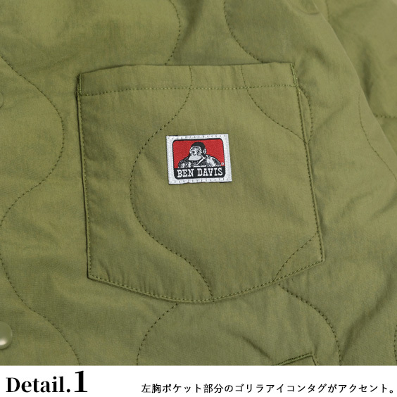 BEN DAVIS キルティングジャケット