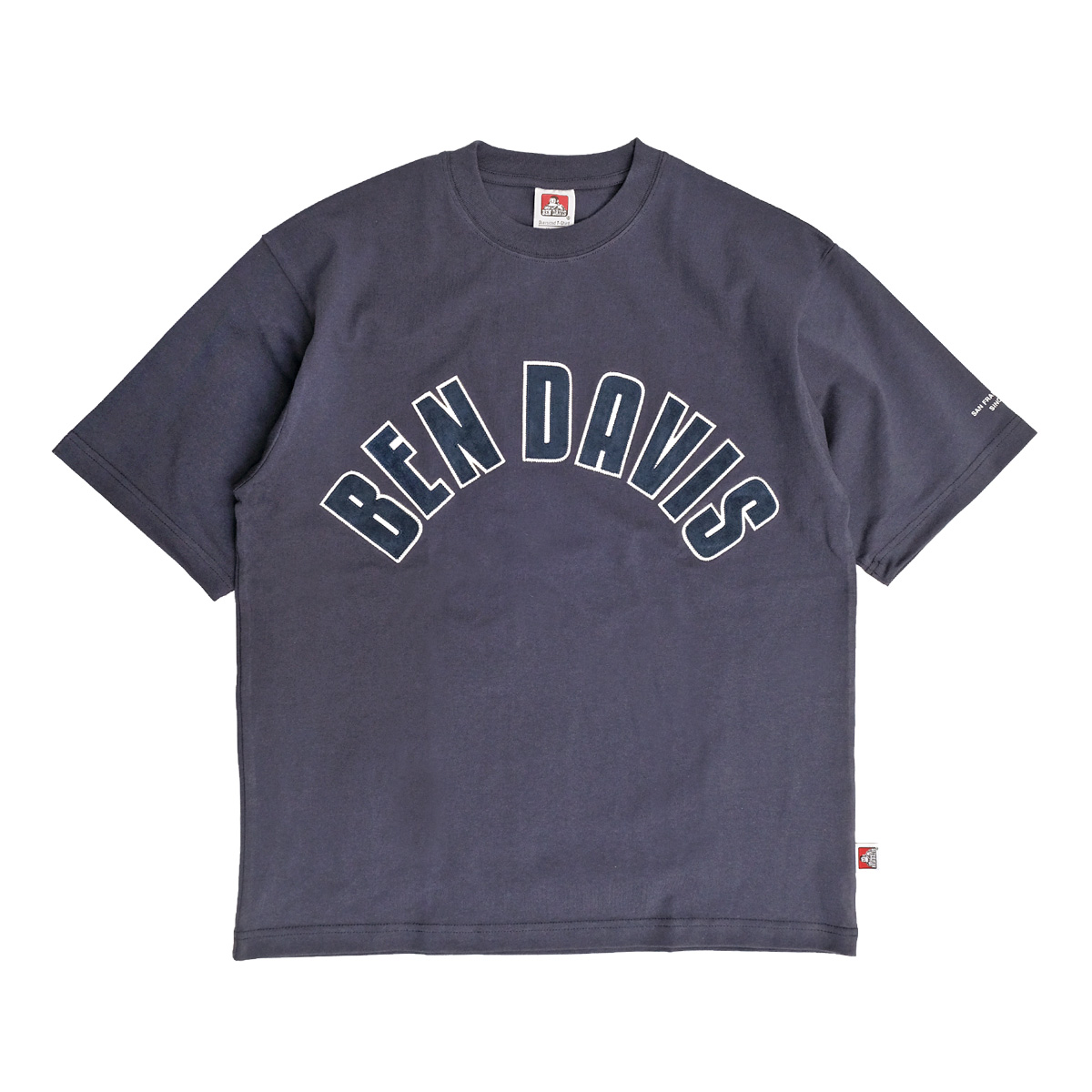 BEN DAVIS Tシャツ ベンデイビス 2023 アーチロゴ ワッペン オーバー