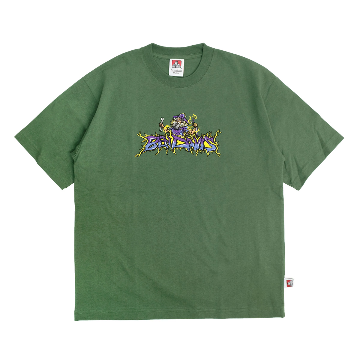 BEN DAVIS Tシャツ ベンデイビス 2023 ゼウス イラスト 刺繍 オーバーサイズ 半袖Tシャツ メンズ ビッグTシャツ BEN-2011｜renovatio｜04