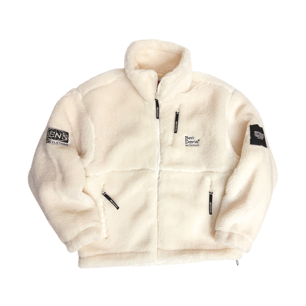 BEN DAVIS（ベンデイビス） ボアジャケット スタンドカラー ボア