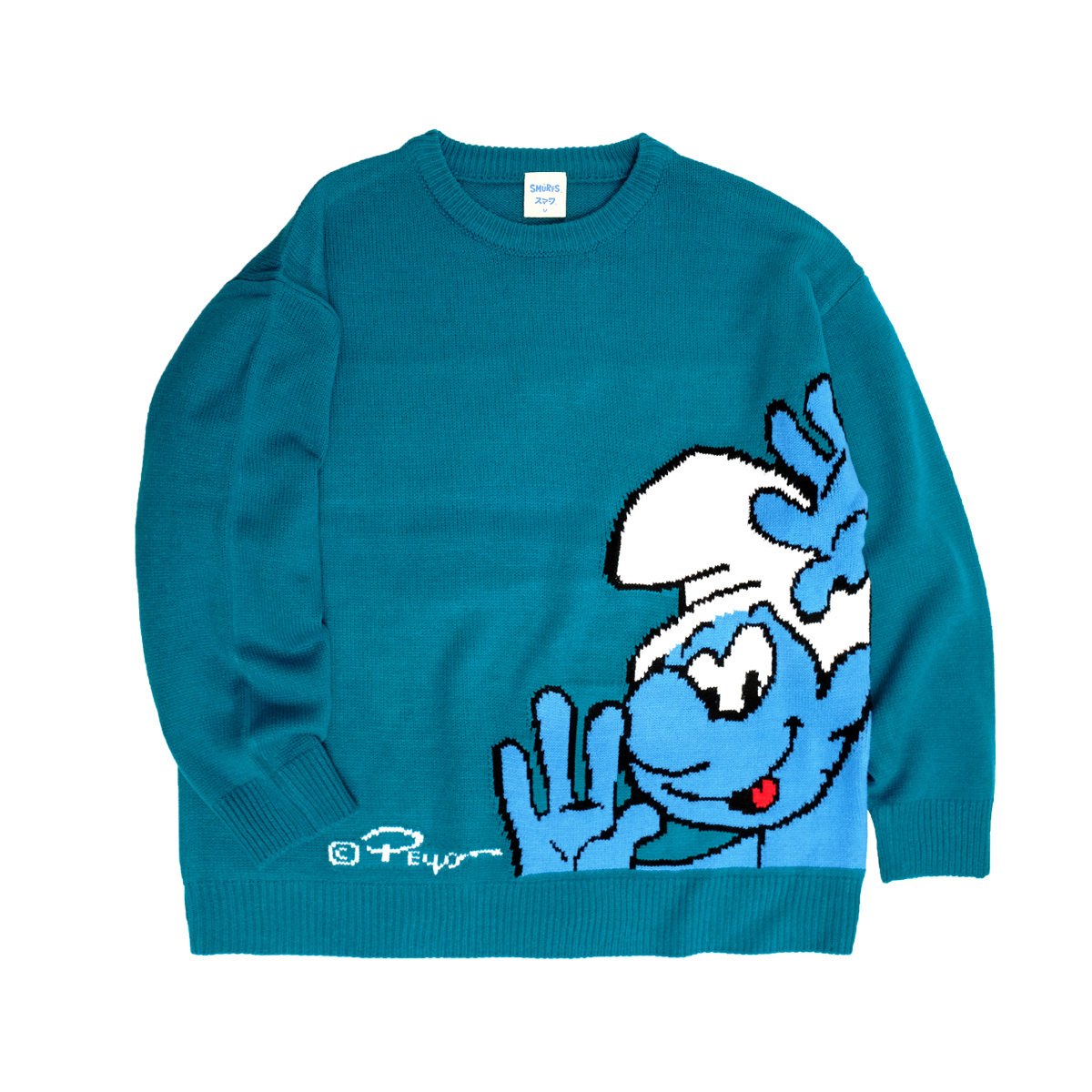 スマーフ セーター THE SMURFS インパクト キャラクターイラスト