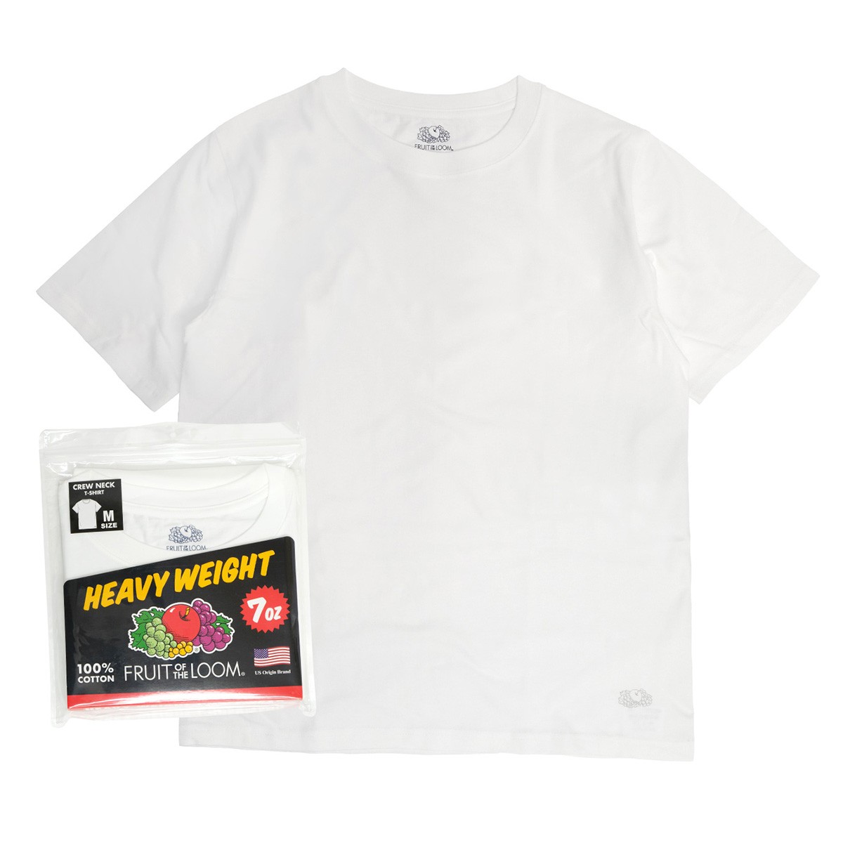 Fruit Of The Loom Tシャツ Heavy Weight Crew Neck Tshirt フルーツオブザルーム ヘビーウエイト コットン 半袖tシャツ メンズ パックtシャツ 半袖 Fruit 006 Fruit 006 Renovatio 通販 Yahoo ショッピング