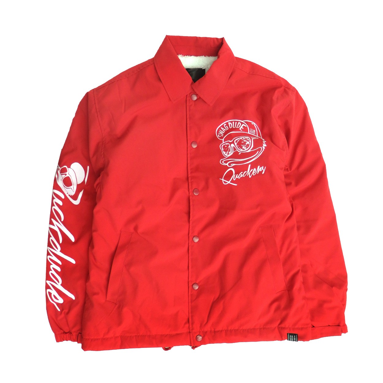 DUCK DUDE ジャケット 裏ボア コーチジャケット メンズ アヒル