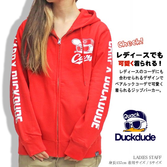DUCK DUDE パーカー 広島東洋カープ スウェットパーカー ジップ