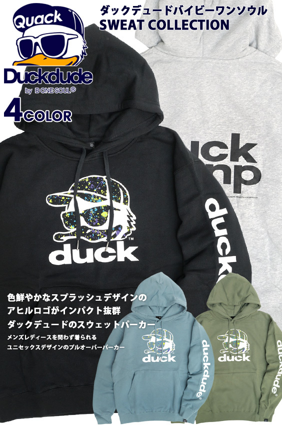 Duck Dude（ダックデュード） パーカー 2021AW スプラッシュ アヒル