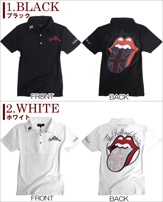 THE ROLLING STONES ポロシャツ メンズ in the attic POS-036