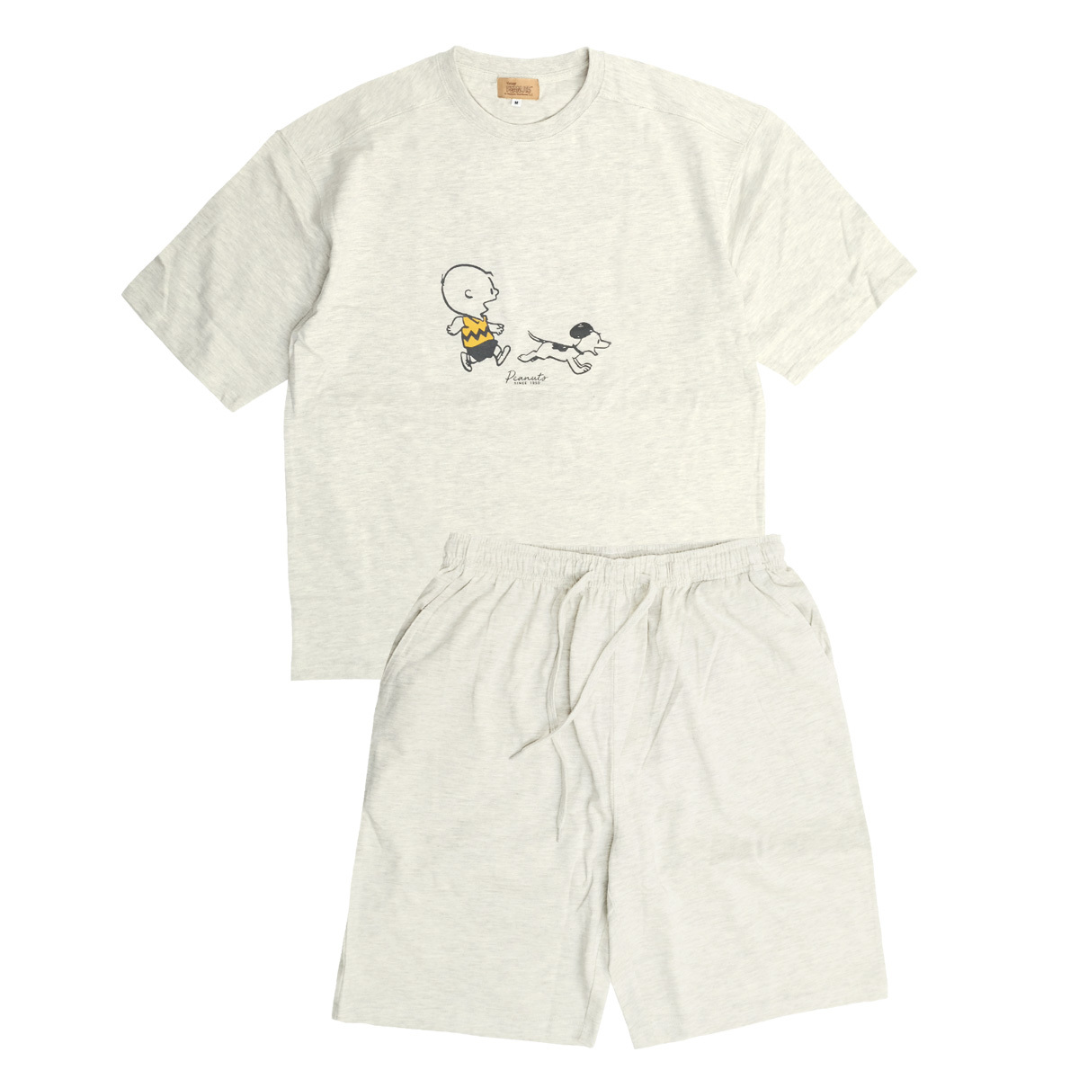 スヌーピー ルームウェア ヴィンテージスヌーピー 半袖Tシャツ ハーフパンツ セットアップ PEANUTS チャーリーブラウン 2点セット 部屋着  SET-006