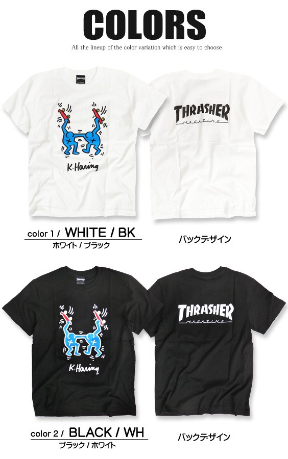 THRASHER（スラッシャー） THRASHER Tシャツ キースヘリング 半袖T