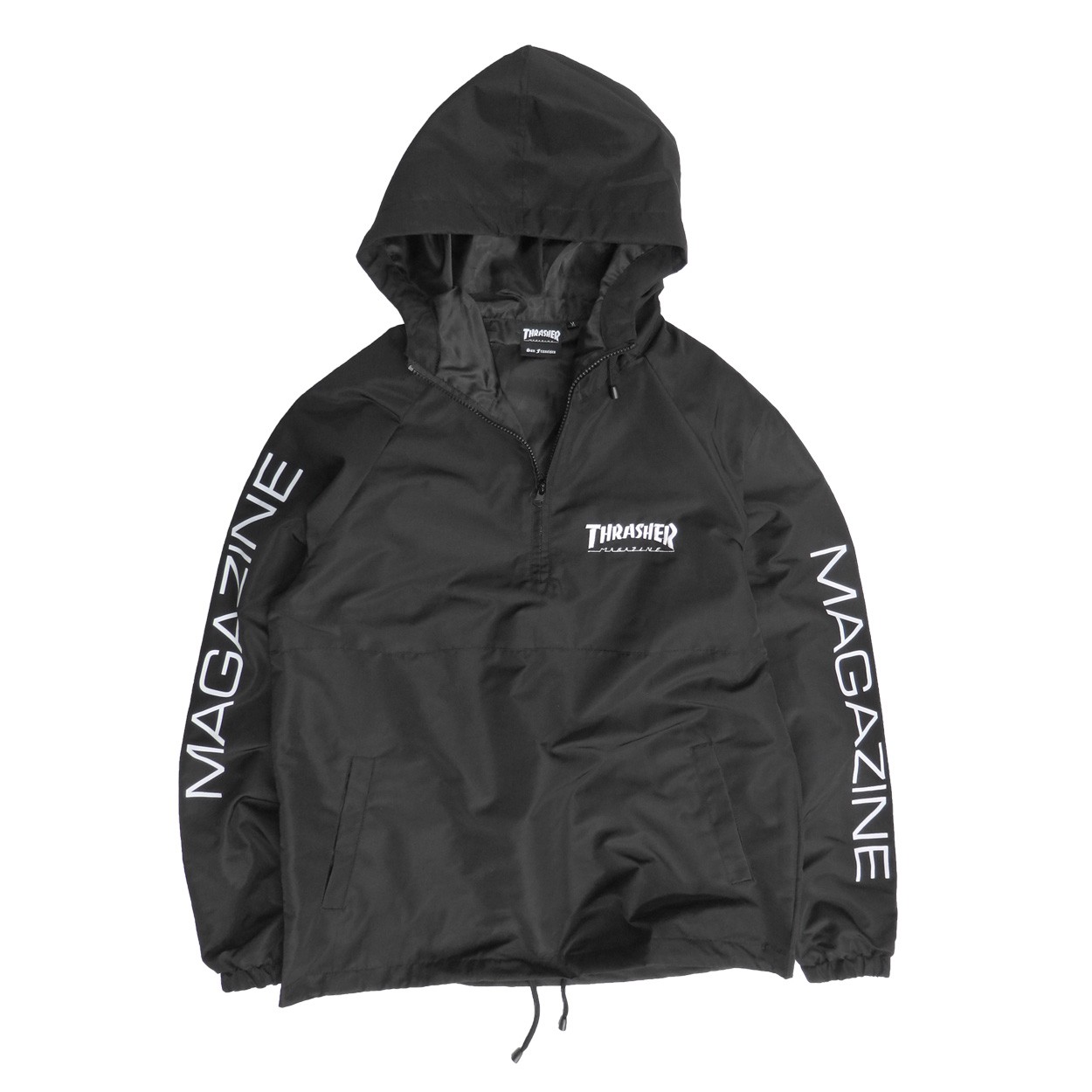 THRASHER（スラッシャー） アノラックパーカー ハーフジップ 