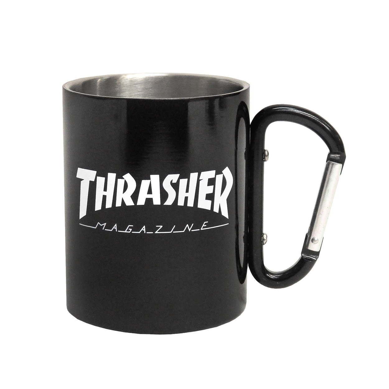 THRASHER（スラッシャー） マグカップ カラビナ付きマグカップ