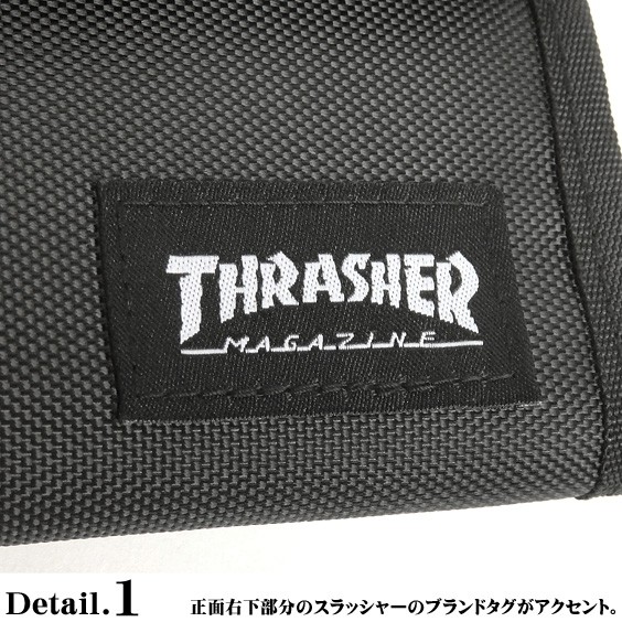 Thrasher 財布 スラッシャー ベルクロウォレット マグロゴ ブランドタグ 三つ折り財布 ワンポイント Thrasher 1061 Thrasher 1061 Renovatio 通販 Yahoo ショッピング