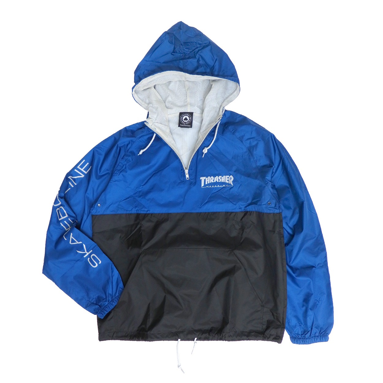 最新人気 THRASHER LOGO MAG アノラックパーカー スラッシャー アノラック スケートボード