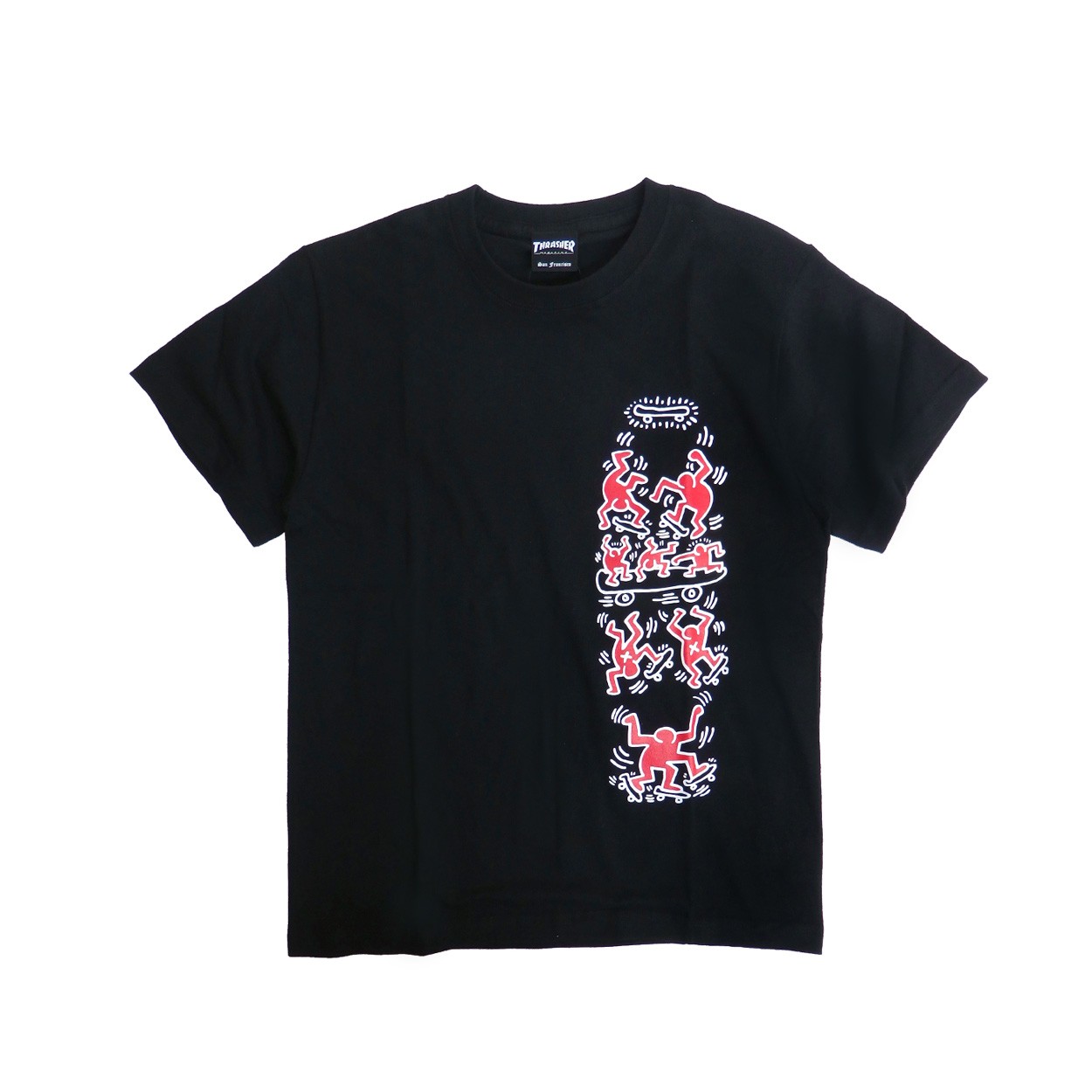 新色登場 Thrasher スラッシャー Keith Haring キース ヘリング Tシャツ 半袖 2105 メンズ 即日発送 Parjal Fr