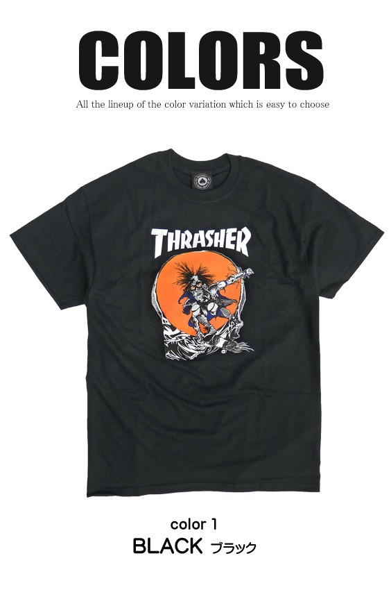 THRASHER Tシャツ Pushead スラッシャー パスヘッド Skate