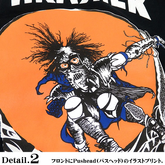THRASHER（スラッシャー） THRASHER Tシャツ Pushead パスヘッド Skate