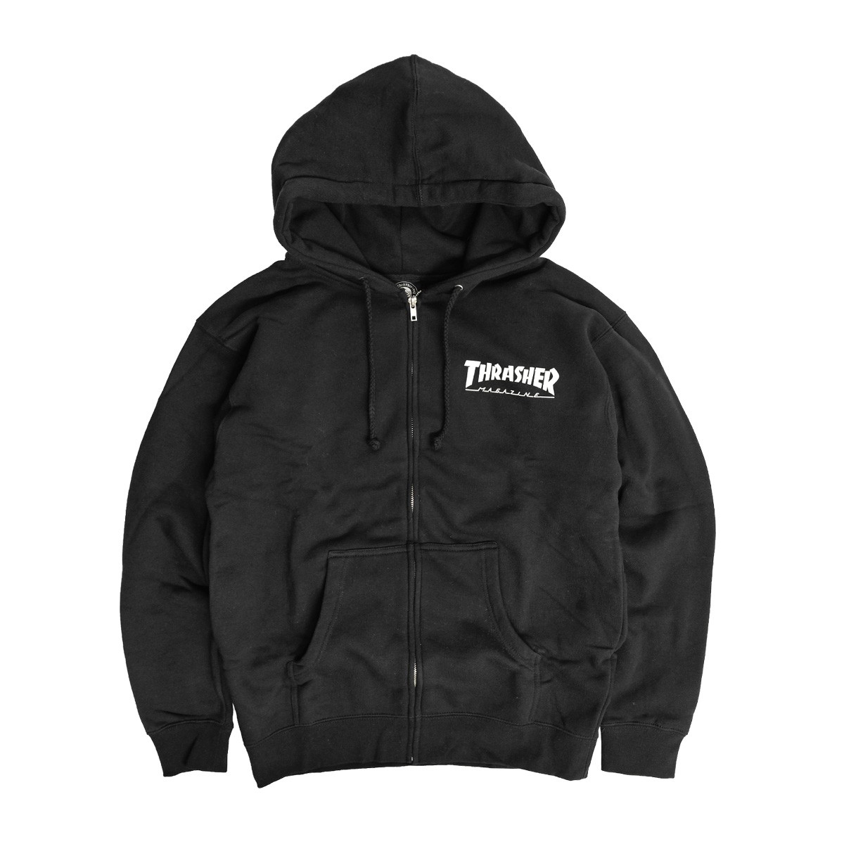 THRASHER（スラッシャー） パーカー マグロゴ プリント ジップアップ