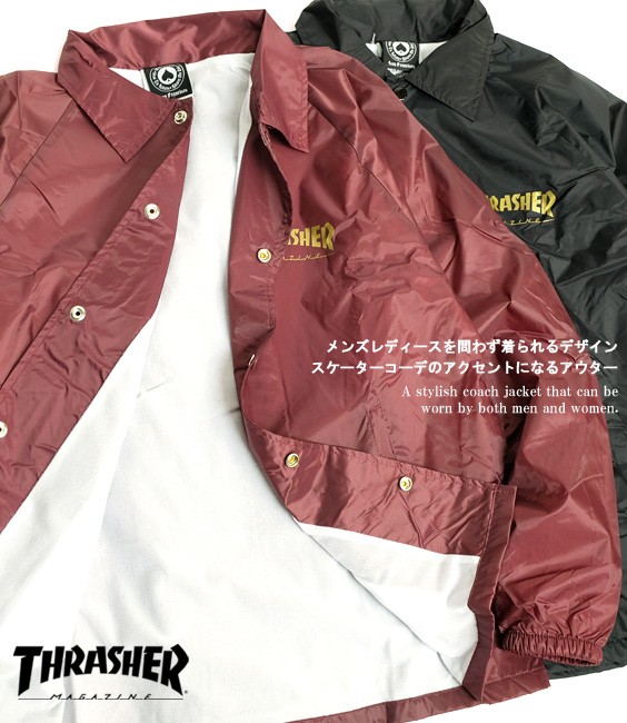 THRASHER（スラッシャー） ジャケット ペンタグラム コーチジャケット