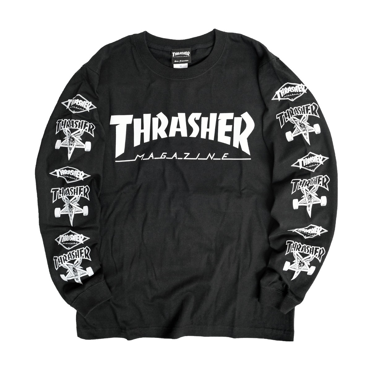 Thrasher Tシャツ スラッシャー 袖プリント 長袖tシャツ スラッシャーマガジン マグロゴ ロンt Multi E Thrasher 159 Thrasher 159 Renovatio 通販 Yahoo ショッピング