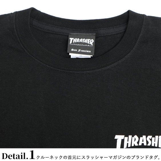 THRASHER Tシャツ スラッシャー フォトプリント 半袖Tシャツ