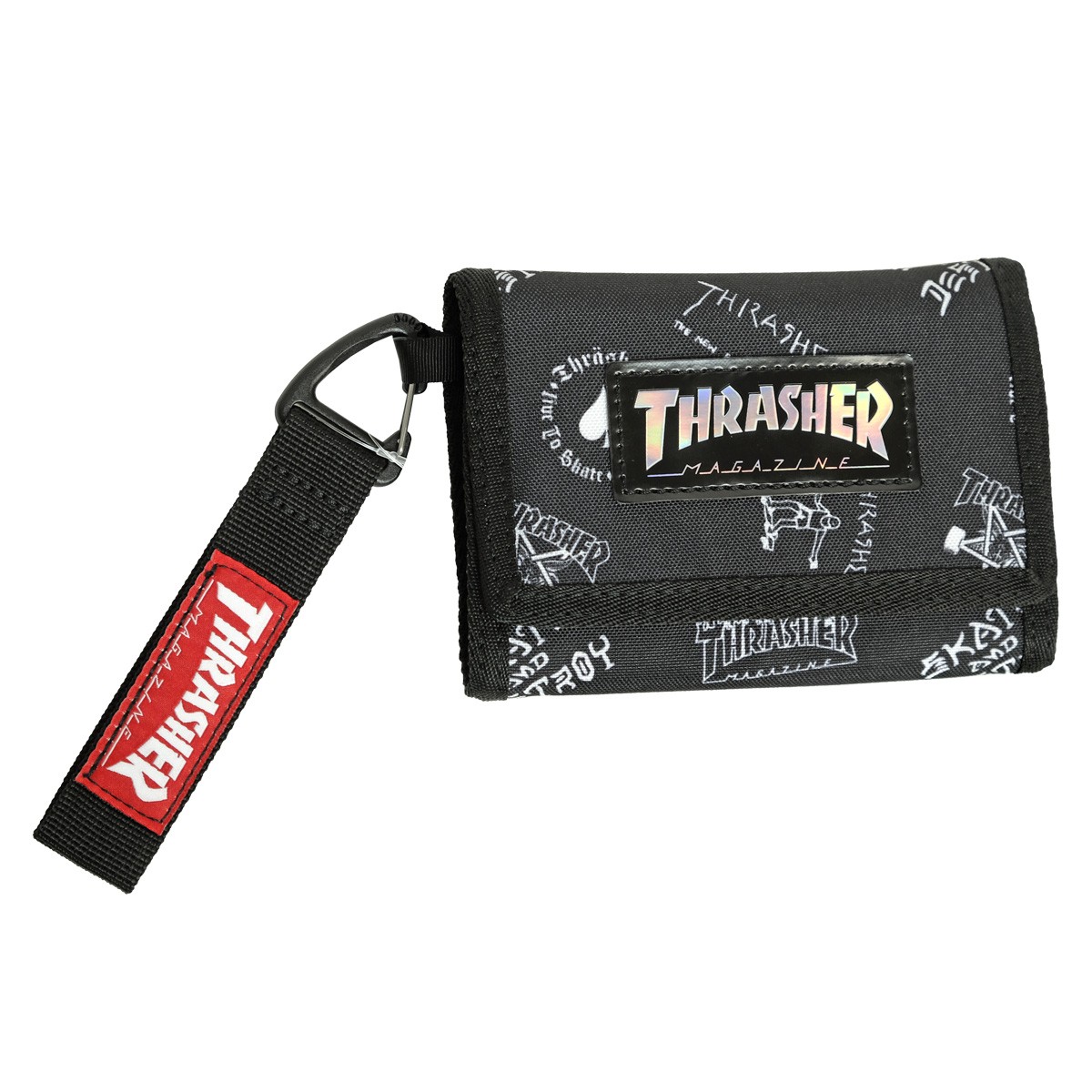 THRASHER（スラッシャー） 財布 マグロゴ ブランドタグ 三つ折り財布
