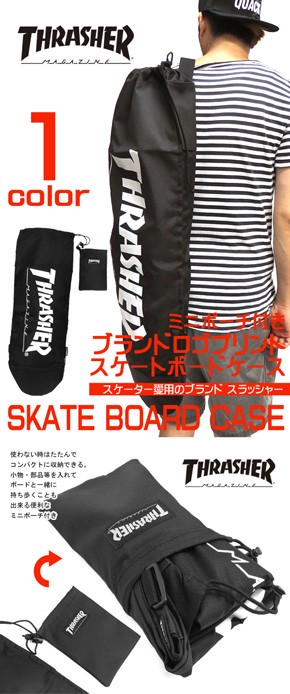 THRASHER（スラッシャー） スケートボードケース スケボーバッグ ロゴ
