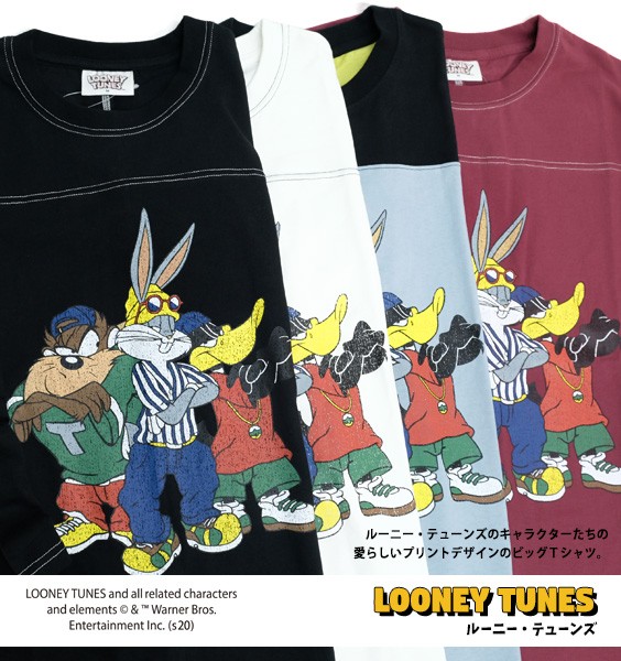 ルーニー・テューンズ Tシャツ LOONEY TUNES フットボールTシャツ