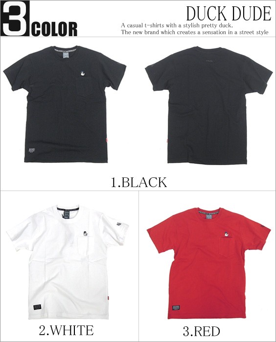 b-one-soul Tシャツ DUCK DUDE メンズ Tシャツ ダックデュードからワンポイントデザインの胸ポケットTシャツ登場。TSS